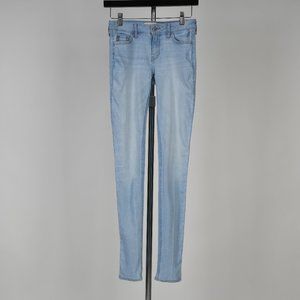Hollister Super Skinny Jeans Light Wash Size 0R W24/L31